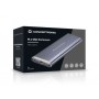 Conceptronic HDE01G contenitore di unità di archiviazione Box esterno SSD Grigio M.2 (HDE01G)