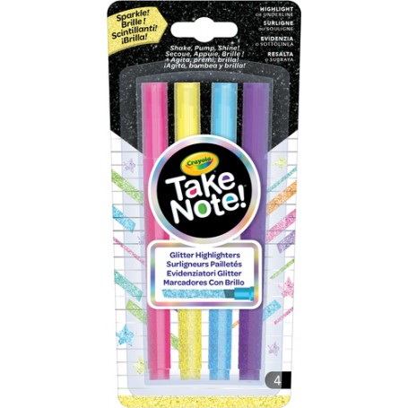 Crayola 58-6636 marcatore Blu, Rosa, Porpora, Giallo 4 pz (58-6636)