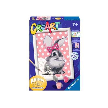 Ravensburger CreArt Cuddly Bunny Colore per kit di verniciatura in base ai numeri (28933)