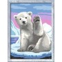 Ravensburger CreArt Pawesome Polar Bear Colore per kit di verniciatura in base ai numeri (200795)