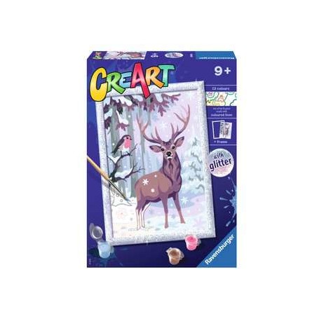 Ravensburger CreArt Festive Friends Colore per kit di verniciatura in base ai numeri (200788)