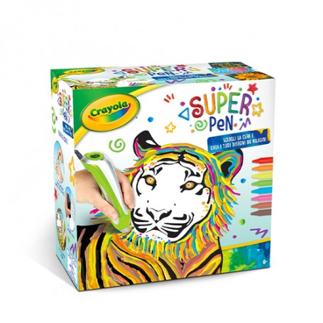 Crayola Super Pen Tigre Set di immagini da colorare (25-0395)