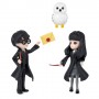 Wizarding World Set Amicizia Harry Potter e Cho Chang con Edvige, bambole articolate 7.5cm (6061832)