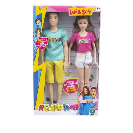 Me Contro Te Fashion Doll Coppia Bambole per creare challange divertenti, 30 cm, Giochi Preziosi (MEC33000)