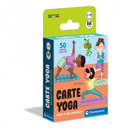 Clementoni Carte Yoga Adulti e bambini Gioco didattico (16300)