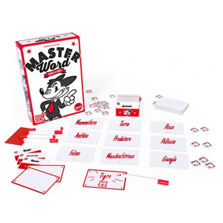 Asmodee Master Word Gioco di carte per festa (8149B)