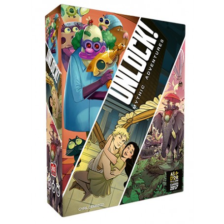 Asmodee Unlock! Mythic Adventures Adulti e bambini Gioco da tavolo Escape (8988B)