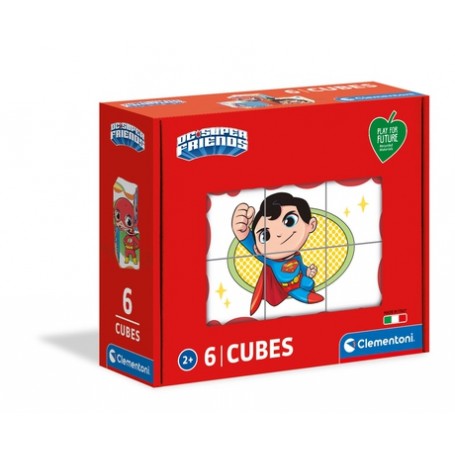 Clementoni Dc Superfriends Puzzle a blocchi 6 pz (44008)