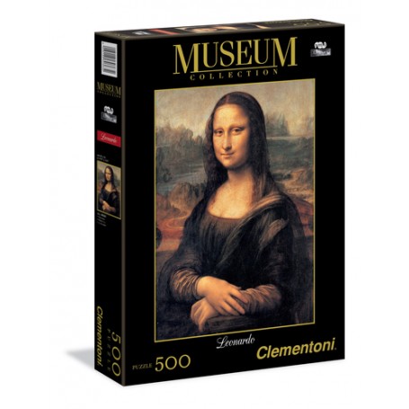 Clementoni Leonardo Gioconda Puzzle di contorno 500 pz (30363)