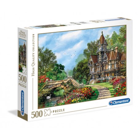 Clementoni Old Waterway Cottage Puzzle da pavimento 500 pz (35048)