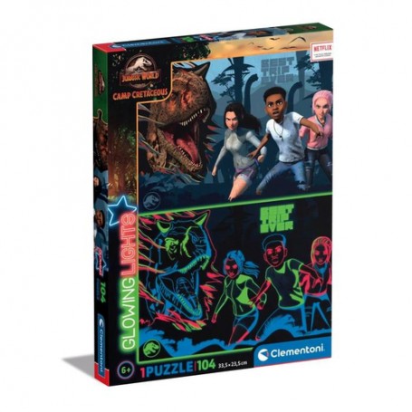 Clementoni JURASSIC WORLD Puzzle di contorno 104 pz (27557)