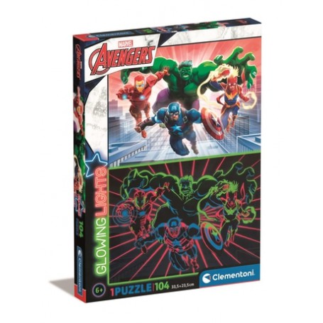 Clementoni Marvel Avengers Puzzle di contorno 104 pz (27554)