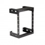 StarTech.com 12U 19" Rack di rete per montaggio a parete a 2 staffe - Rack a muro profondo 12"/30cm a telaio aperto. (RK12WALLO)