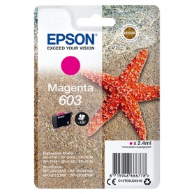 Epson Singlepack Magenta 603 Ink (C13T03U34010)