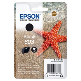 Epson Singlepack Black 603 Ink (C13T03U14010)