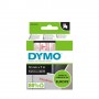 DYMO D1 - Standard Etichette - Rosso su trasparente - 12mm x 7m (S0720520A)