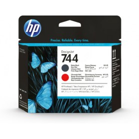 HP Testina di stampa nero opaco/rosso cromatico DesignJet 744 (F9J88A)