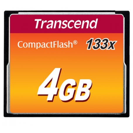 Transcend TS4GCF133 memoria flash 4 GB CompactFlash MLC (TS4GCF133)