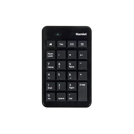 Hamlet Numeric Keypad tastierino numerico usb 2.0 nero (XKPADUBK)