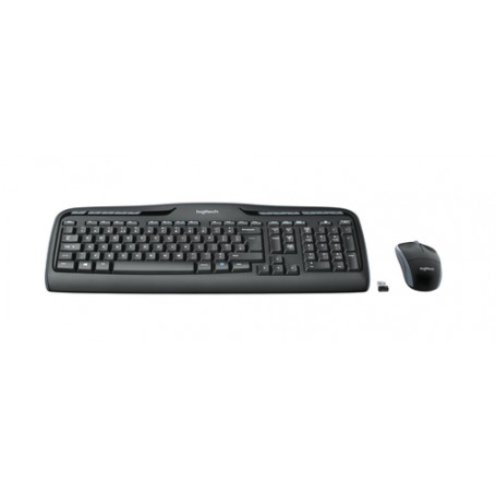 Logitech Wireless Combo MK330 tastiera USB QWERTZ Tedesco Nero (920-008533)