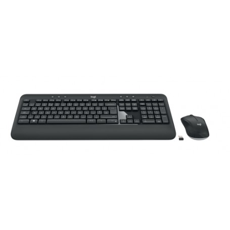 Logitech MK540 ADVANCED Wireless Keyboard and Mouse Combo tastiera USB QWERTY Inglese Nero, Bianco (920-008684)