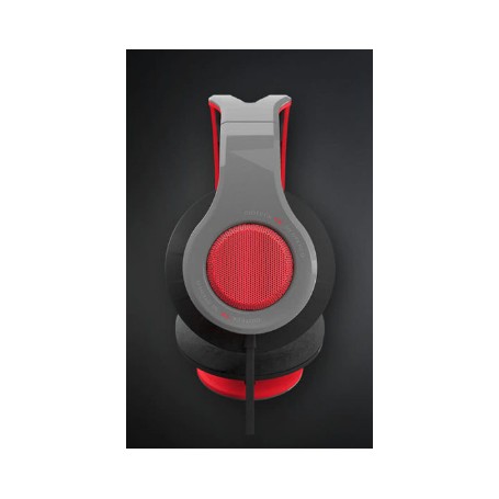 Gioteck TX-30 Auricolare Cablato A Padiglione Giocare Nero, Grigio, Rosso (114550)