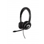 V7 Cuffie USB-C Deluxe con microfono con cancellazione del rumore, regolatore volume, cuffie digitali, laptop, Chromebo (HU530C)