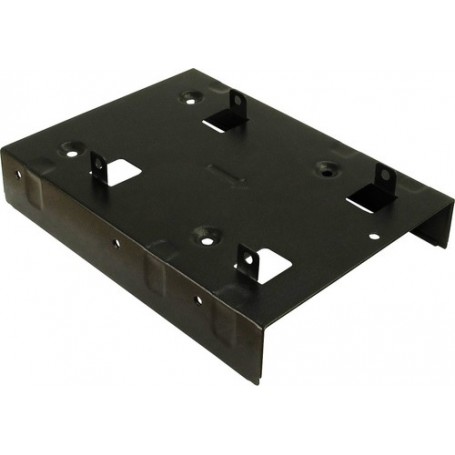 Inter-Tech 88885232 pannello drive bay 2x 2,5" Pannello incassato Nero (88885232)