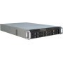 Inter-Tech IPC 2U-2408 Supporto Nero, Acciaio inossidabile (88887117)