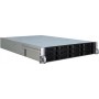 Inter-Tech IPC 2U-2412 Supporto Nero, Argento (88887118)