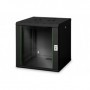Digitus DN-19 12U-6/6-SW rack Da parete Nero (DN-19 12U-6/6-SW)