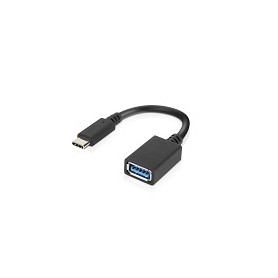 Lenovo LenovoUSB-CtoUSB-AAdapter cavo USB 0,14 m USB 3.2 Gen 1 (3.1 Gen 1) USB C USB A Nero (4X90Q59481)