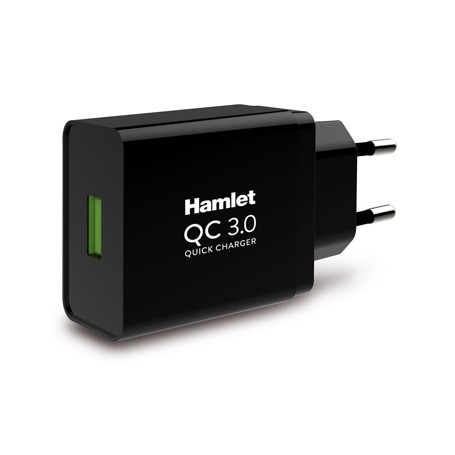 Hamlet XPWCU118QC Caricabatterie per dispositivi mobili Nero Interno (XPWCU118QC)
