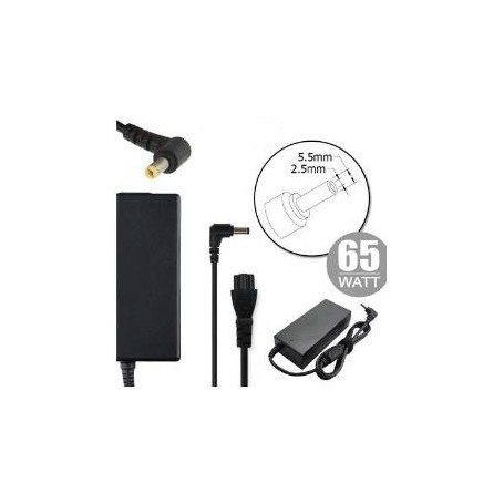 Nilox NLX65W-AR02 adattatore e invertitore Interno 65 W Nero (NLX65W-AR02)