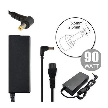 Nilox NLX90W-TA14 adattatore e invertitore Interno 90 W Nero (NLX90W-TA14)