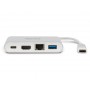 Hamlet HDKC-PD100 adattatore grafico USB 3840 x 2160 Pixel Bianco (HDKC-PD100)