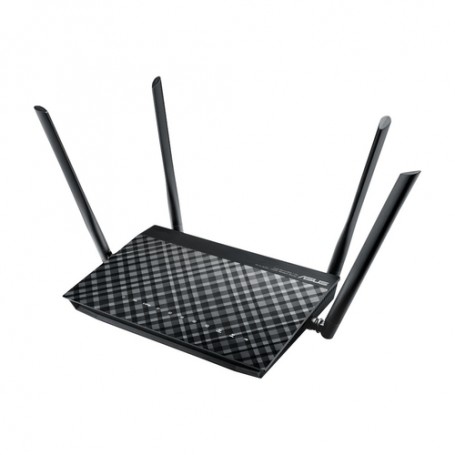 ASUS DSL-AC55U router wireless Gigabit Ethernet Dual-band (2.4 GHz/5 GHz) 3G 4G Nero (90IG02B0-BM3110)