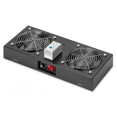 Digitus DN-19 FAN-2-WM-T-SW accessori di raffreddamento hardware Nero (DN-19 FAN-2-WM-T-SW)