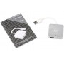 i-tec Metal U3HUBMETAL402 hub di interfaccia 5000 Mbit/s Argento (U3HUBMETAL402)