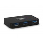 Hamlet Hub usb 3.0 a 4 porte 5 Gbps (XHUB430BK)