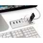Hamlet 7 port usn 3.0 a 7 porte 5gbps con alimentatore (XUSB370MS)
