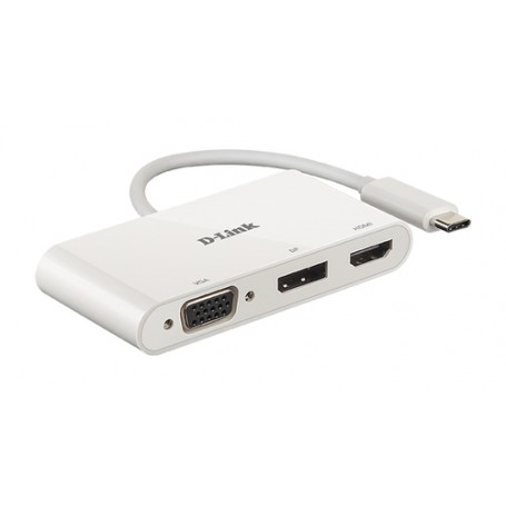 D-Link DUB-V310 replicatore di porte e docking station per notebook Cablato USB 3.2 Gen 1 (3.1 Gen 1) Type-C Bianco (DUB-V310)