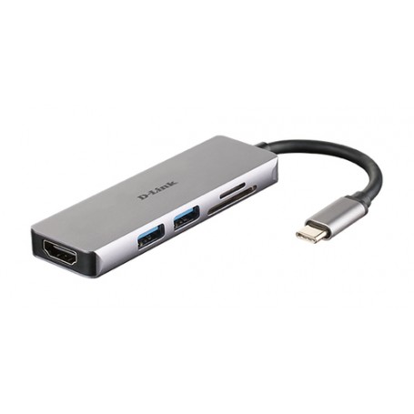 D-Link DUB-M530 replicatore di porte e docking station per notebook Cablato USB 3.2 Gen 1 (3.1 Gen 1) Type-C Allumini (DUB-M530)
