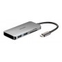 D-Link DUB-M610 replicatore di porte e docking station per notebook Cablato USB 3.2 Gen 1 (3.1 Gen 1) Type-C Allumini (DUB-M610)