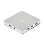 i-tec Metal U3HUBMETAL10 hub di interfaccia USB 3.2 Gen 1 (3.1 Gen 1) Type-A 5000 Mbit/s Argento (U3HUBMETAL10)