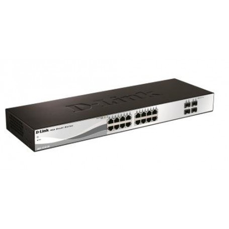 D-Link DGS-1210-20 switch di rete Gestito L2 1U Nero (DGS-1210-20)