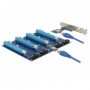 DeLOCK 41427 scheda di interfaccia e adattatore Interno PCIe, USB 3.2 Gen 1 (3.1 Gen 1) (41427)