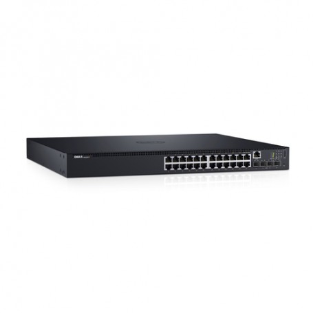 DELL N1524P Gestito L3 Gigabit Ethernet (10/100/1000) Supporto Power over Ethernet (PoE) 1U Nero (210-AEVY)