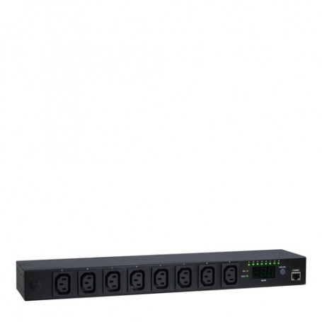 Inter-Tech SW-1081 unità di distribuzione dell'energia (PDU) 8 presa(e) AC 1U Nero (88887029)