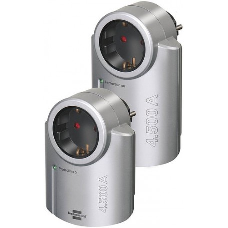 Brennenstuhl Primera-Line Nero, Argento 1 presa(e) AC 230 V (1506950)